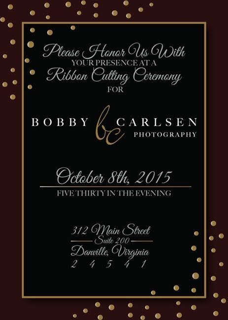Ribbon Cutting Ceremony - Bobby Carlsen Photography @ Bobby Carlsen Photography | Danville | Virginia | United States